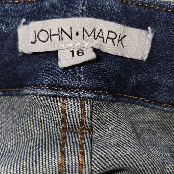 John Mark Blue Jeans with Gold Embroidery - Picture 5 of 5
